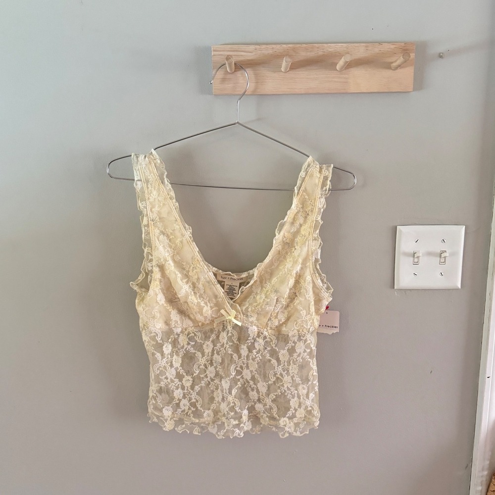 Lace camo‎ top - large